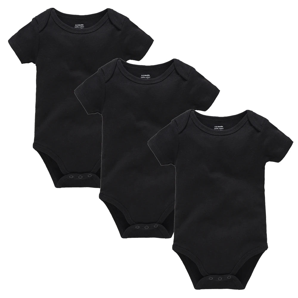 3-5 Pack Baby Unisex White Cotton Bodysuits 0-24 Months
