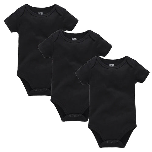 3-5 Pack Baby Unisex White Cotton Bodysuits 0-24 Months