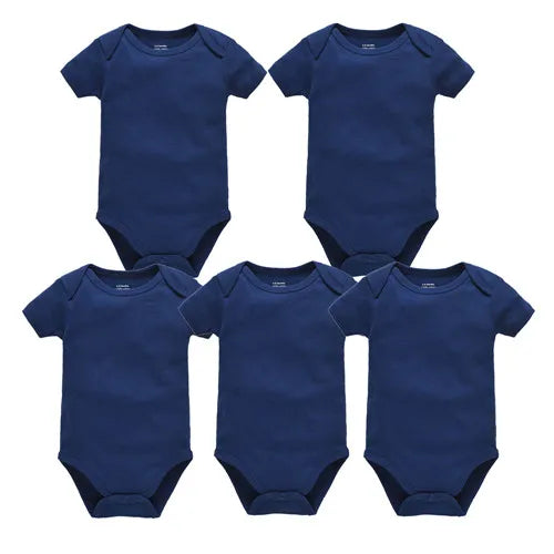 3-5 Pack Baby Unisex White Cotton Bodysuits 0-24 Months