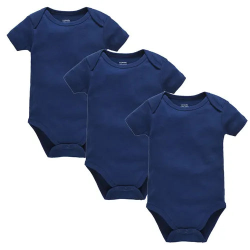 3-5 Pack Baby Unisex White Cotton Bodysuits 0-24 Months
