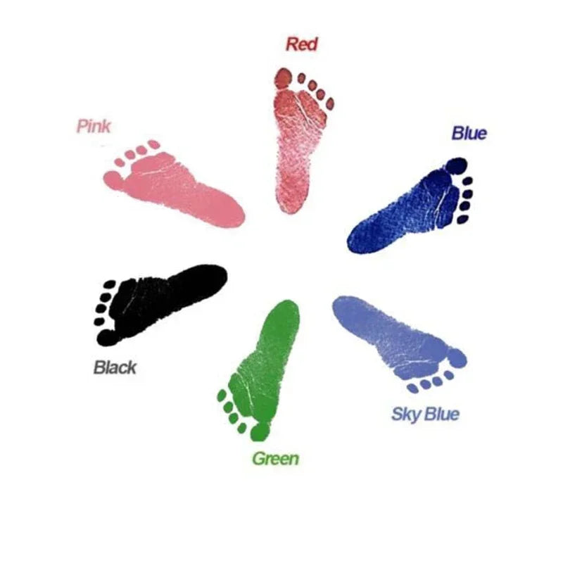 Newborn Baby DIY Hand & Footprint Kit Ink Pad Photo Frame Gift