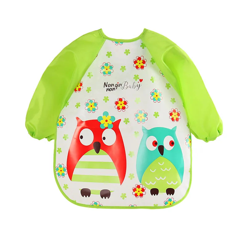 Waterproof Full Sleeve Baby Feeding Bib Smock Apron – EVA