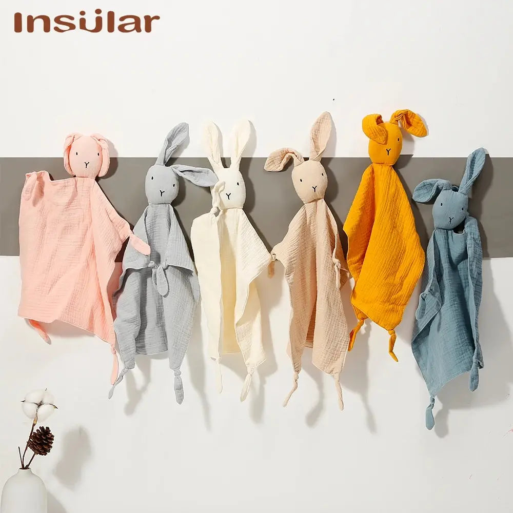 Muslin Baby Comfort Towel Soft Newborn Sleep Soothe Doll