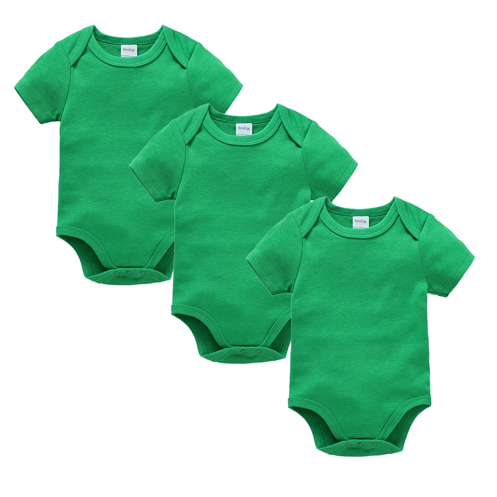 3-5 Pack Baby Unisex White Cotton Bodysuits 0-24 Months