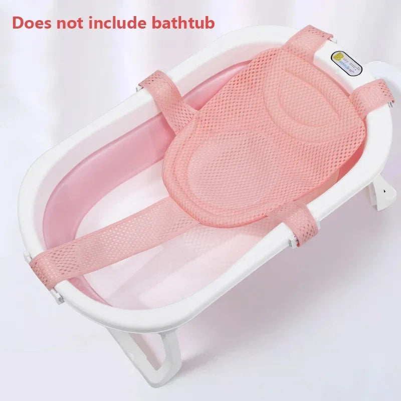 Baby Bath Net Mat Anti-Slip Bathtub Seat Cradle Newborn