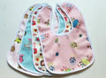 Baby Cartoon Snap Waterproof Crystal Velvet Bib Saliva Towel