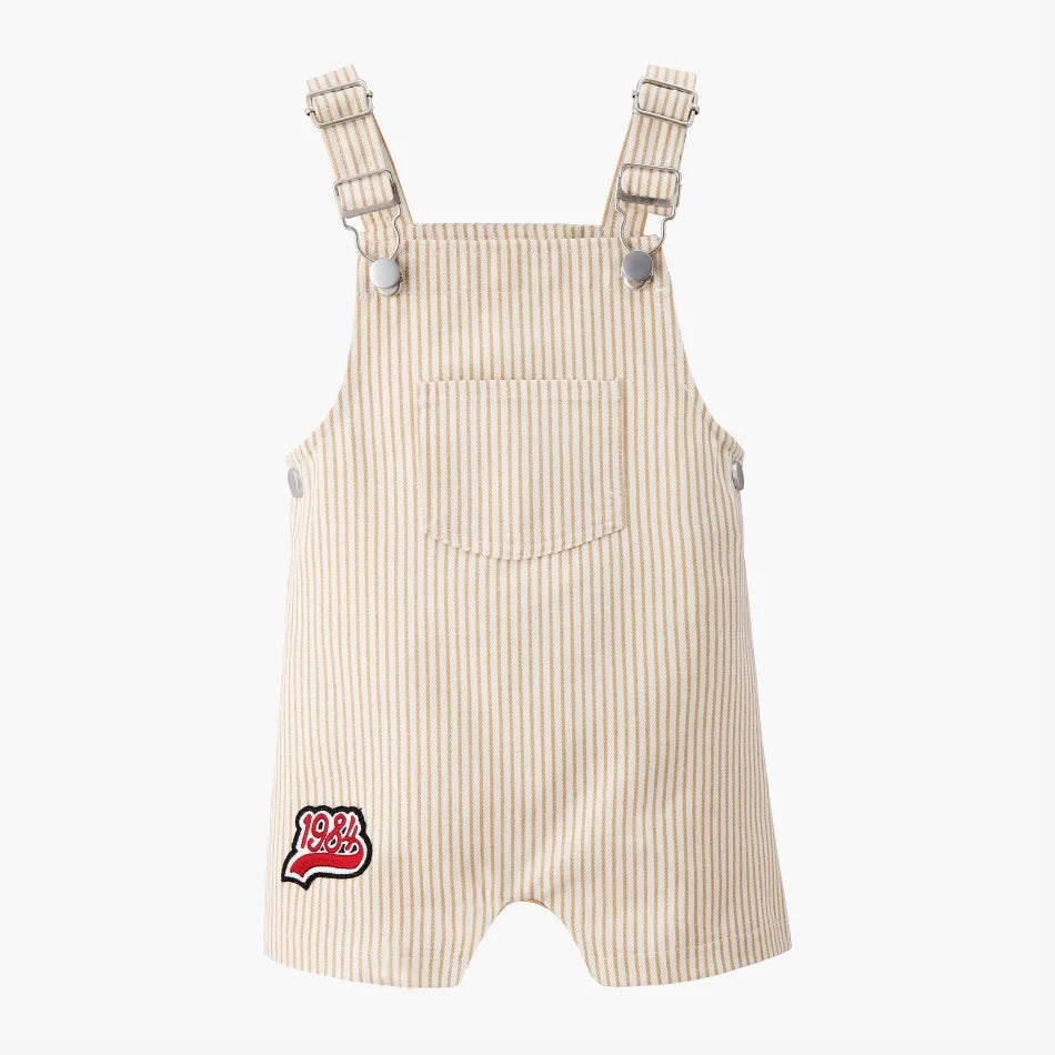 Kids Pinstripe Denim Family Matching Clothing Collection