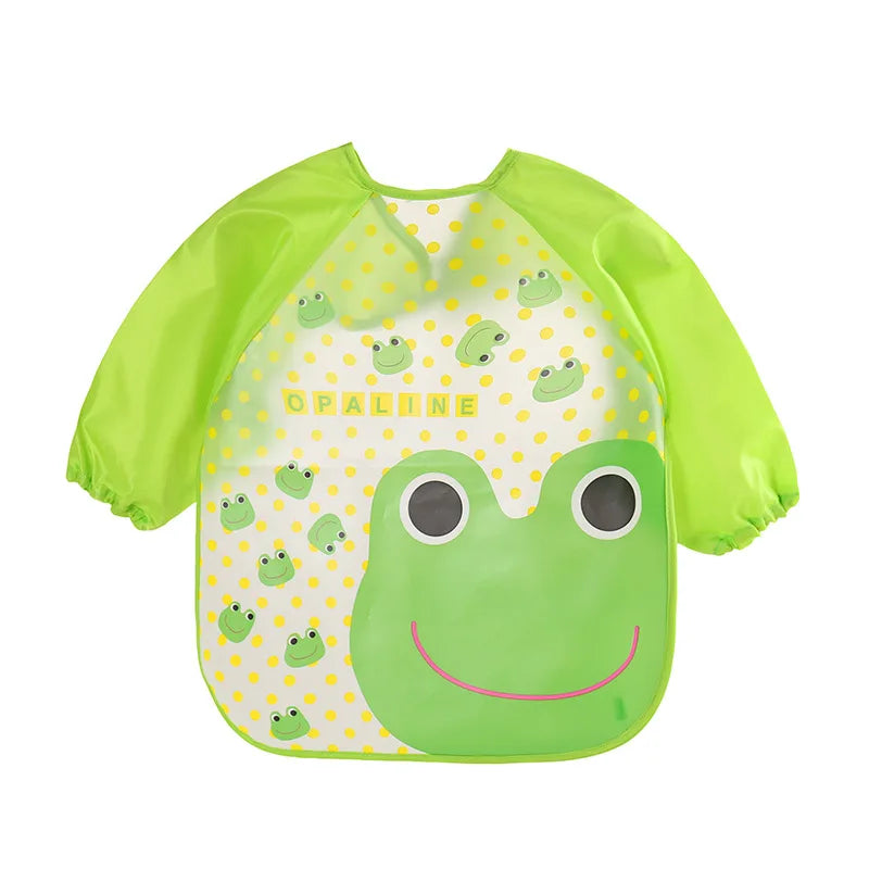 Waterproof Full Sleeve Baby Feeding Bib Smock Apron – EVA