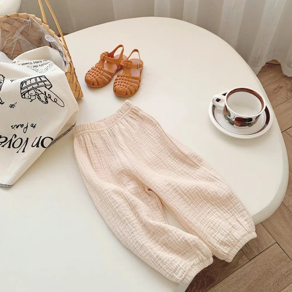 Toddler Mosquito Resistant Casual Loose Pants Boys Girls