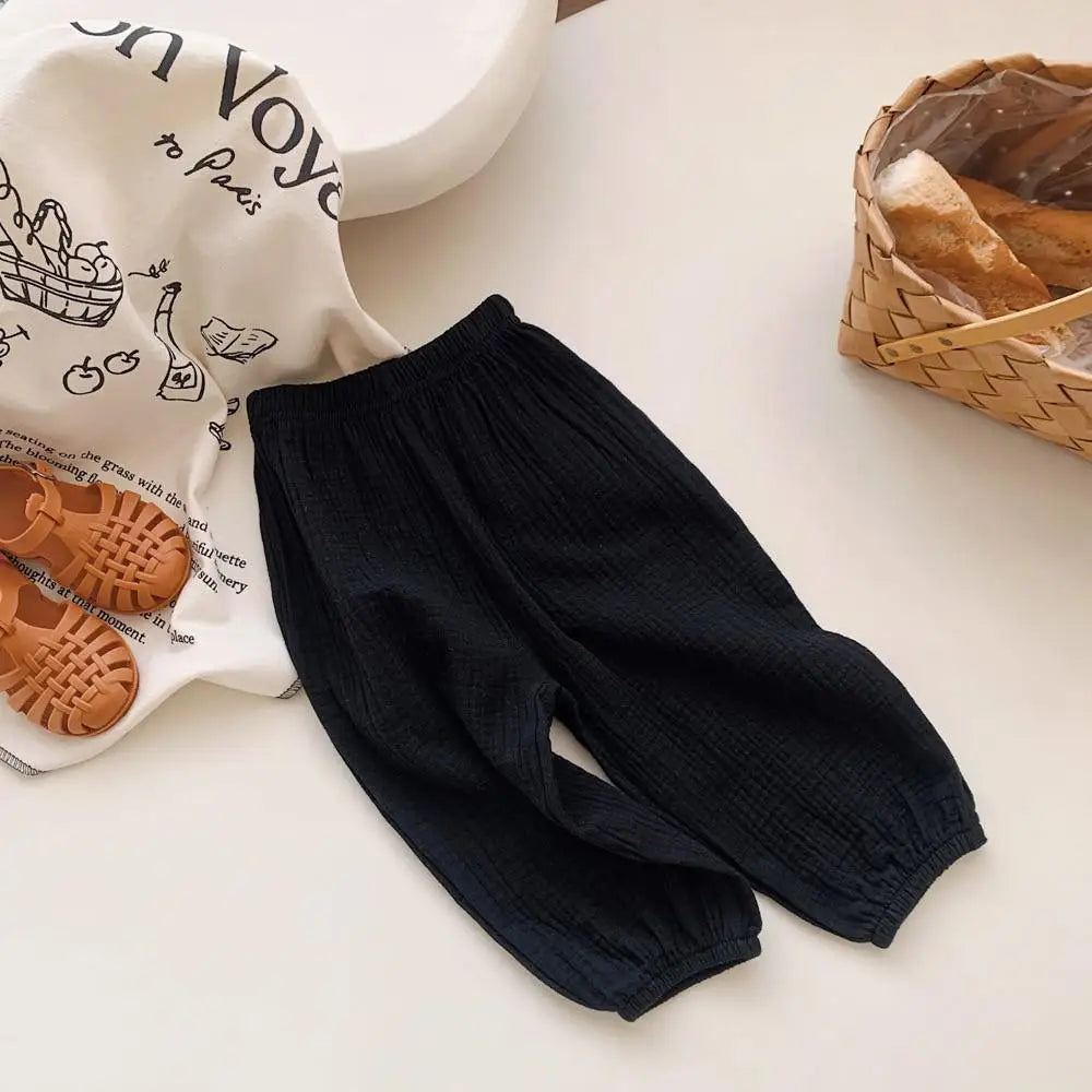 Toddler Mosquito Resistant Casual Loose Pants Boys Girls