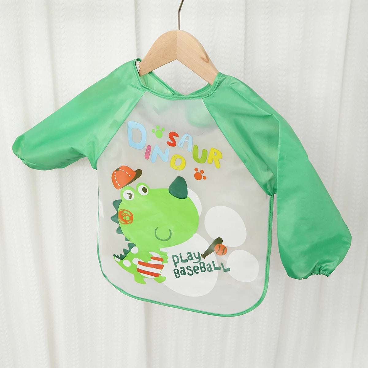 Waterproof Full Sleeve Baby Feeding Bib Smock Apron – EVA