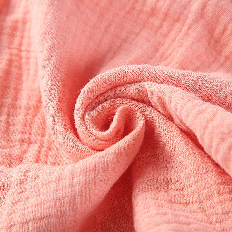 Baby Cotton Muslin Comfort Blanket with Cute Cat Doll