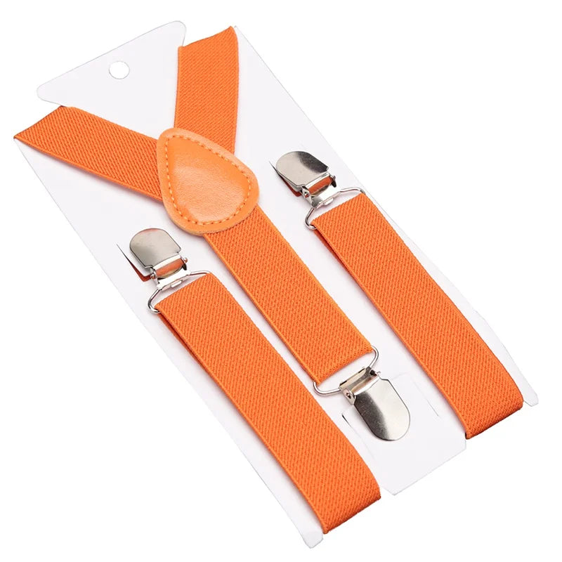 Kids Colorful Suspenders & Bow Tie Set