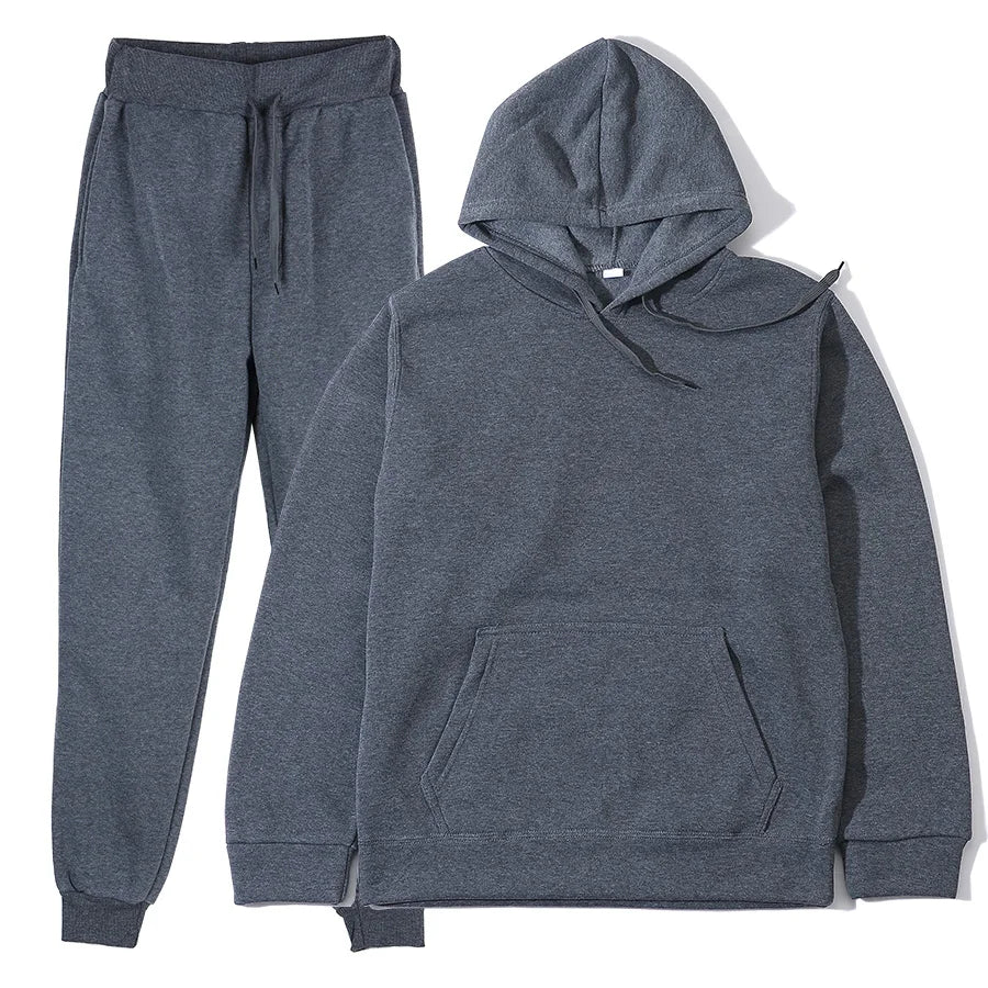 Men's & Women's 2-Piece Tracksuit Hoodie & Sweatpants Set