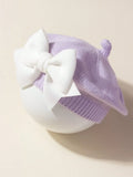 Baby Beret Bow Hat Spring Hair Accessory for 1-3 Years