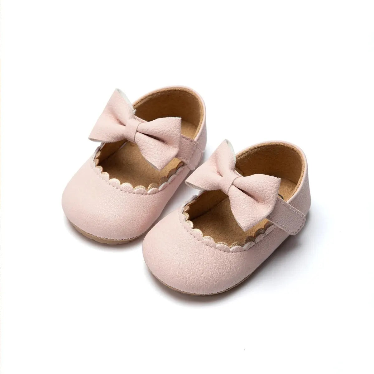 Baby Girl Bowknot Party Dress Shoes Anti-Slip Crib Shoes