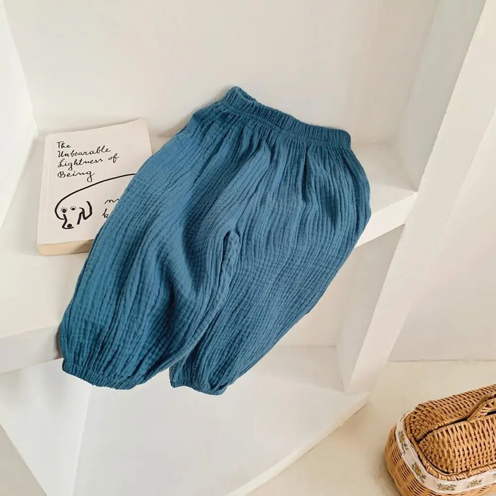 Toddler Mosquito Resistant Casual Loose Pants Boys Girls