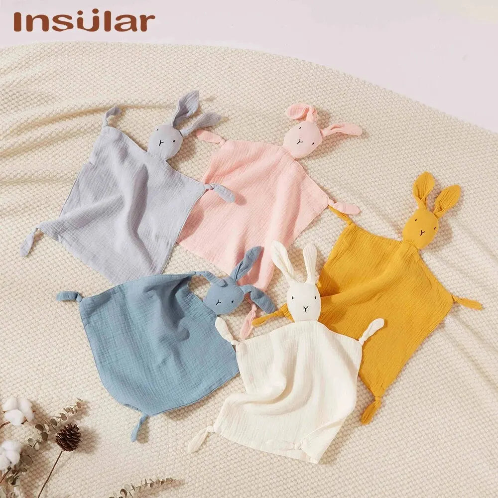 Muslin Baby Comfort Towel Soft Newborn Sleep Soothe Doll