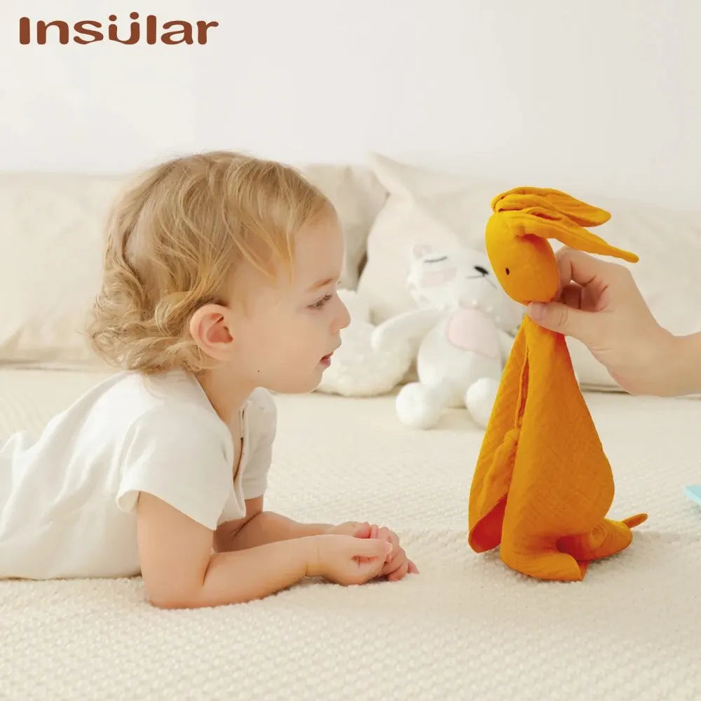 Muslin Baby Comfort Towel Soft Newborn Sleep Soothe Doll