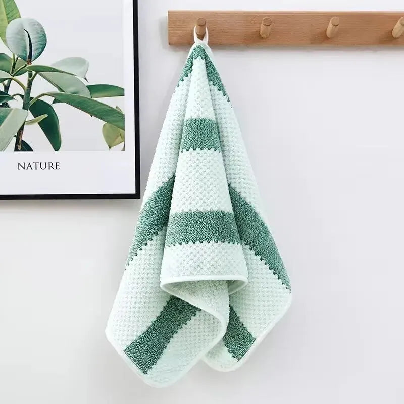 Soft Absorbent Cotton Bath Towel Solid Color Multipurpose