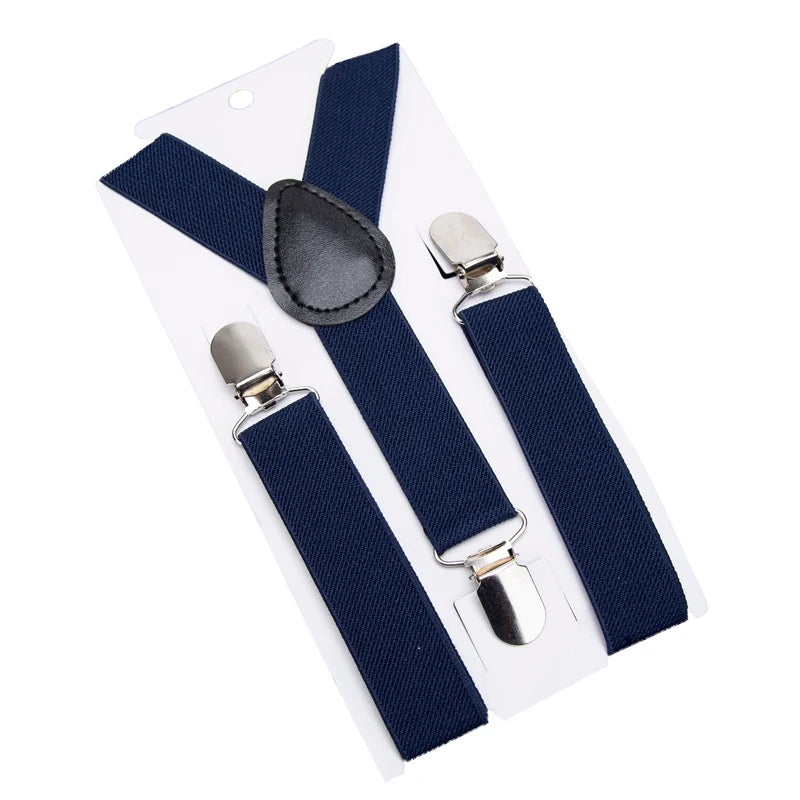 Kids Colorful Suspenders & Bow Tie Set