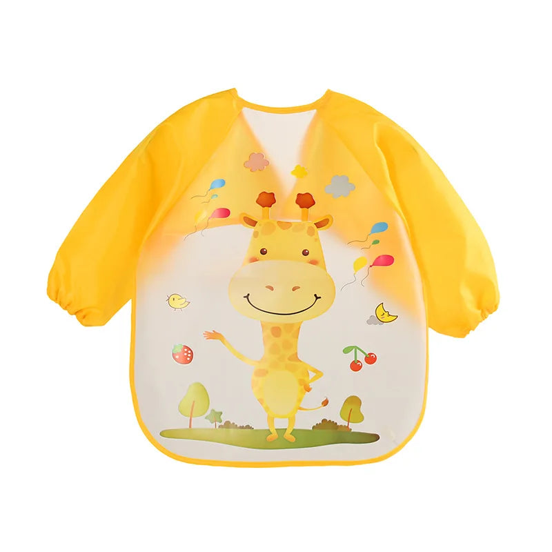 Waterproof Full Sleeve Baby Feeding Bib Smock Apron – EVA