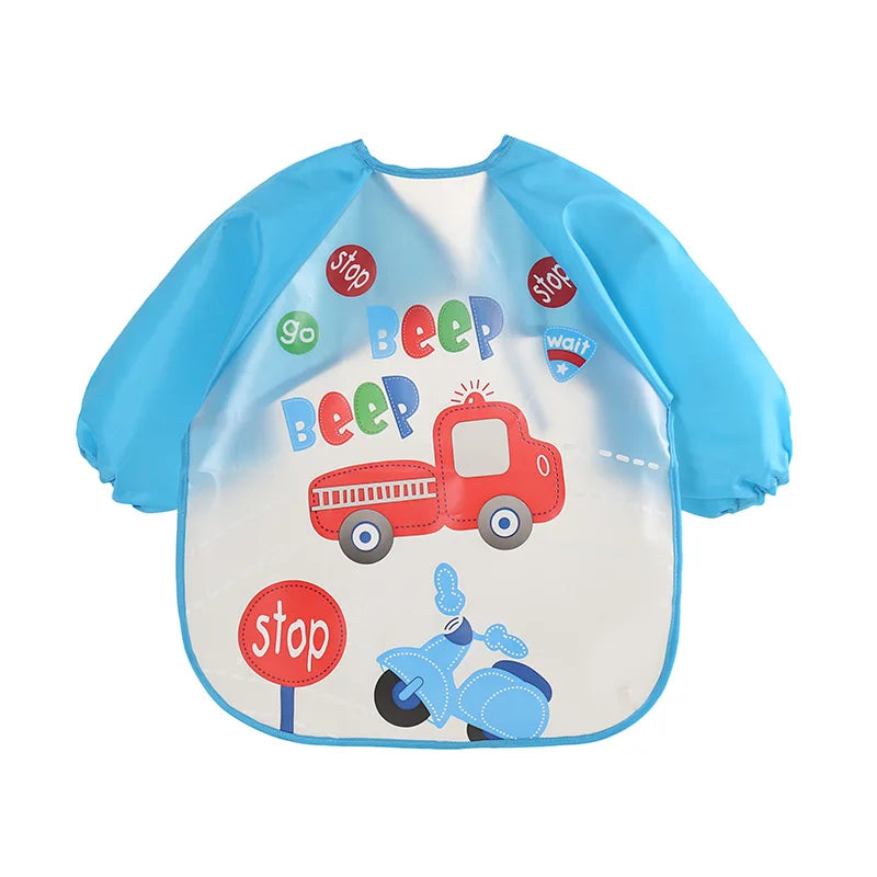 Waterproof Full Sleeve Baby Feeding Bib Smock Apron – EVA
