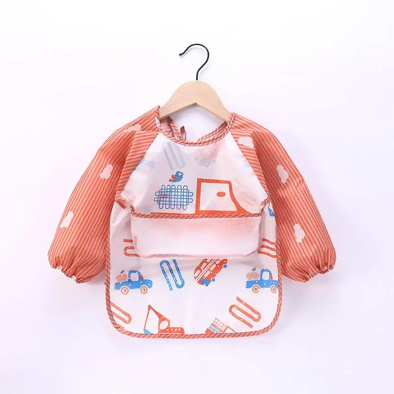 Waterproof Full Sleeve Baby Feeding Bib Smock Apron – EVA