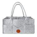 Large Capacity Felt Baby Diaper Storage Bag Organizer