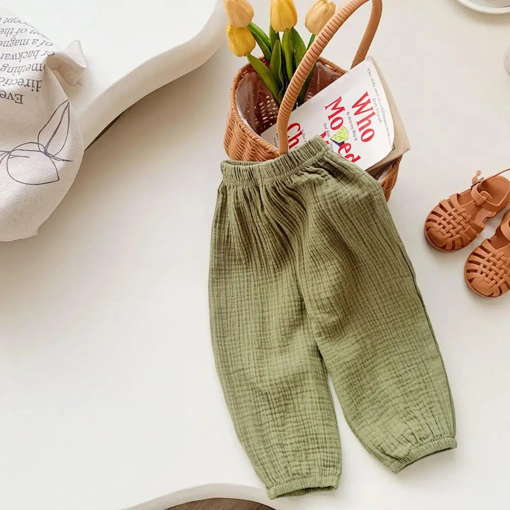Toddler Mosquito Resistant Casual Loose Pants Boys Girls