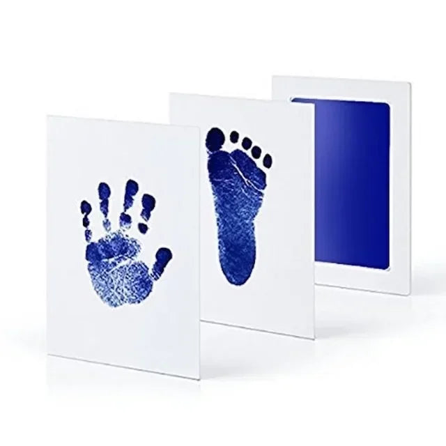 Newborn Baby DIY Hand & Footprint Kit Ink Pad Photo Frame Gift