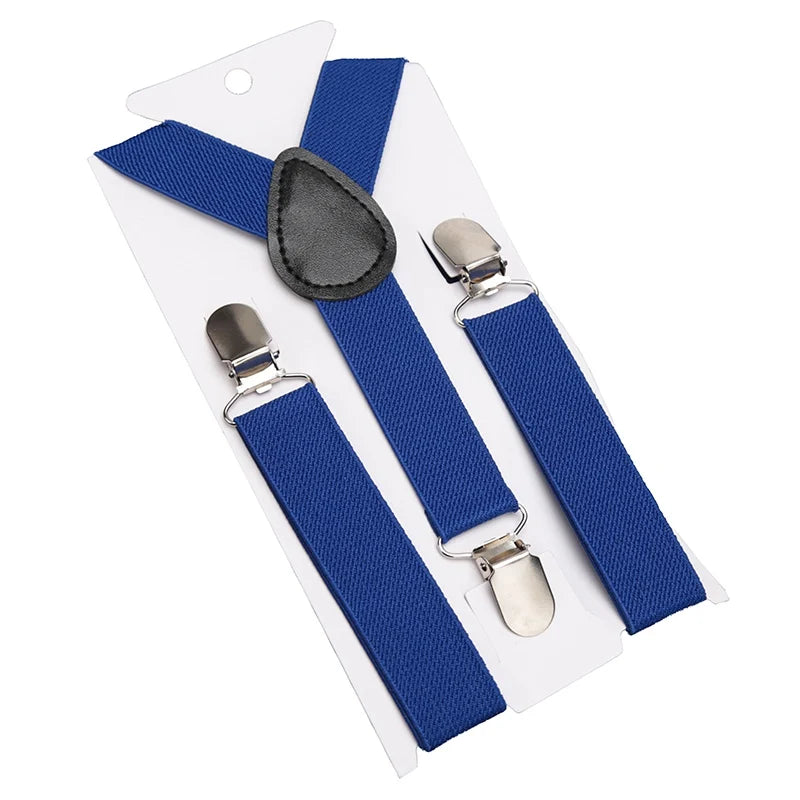 Kids Colorful Suspenders & Bow Tie Set