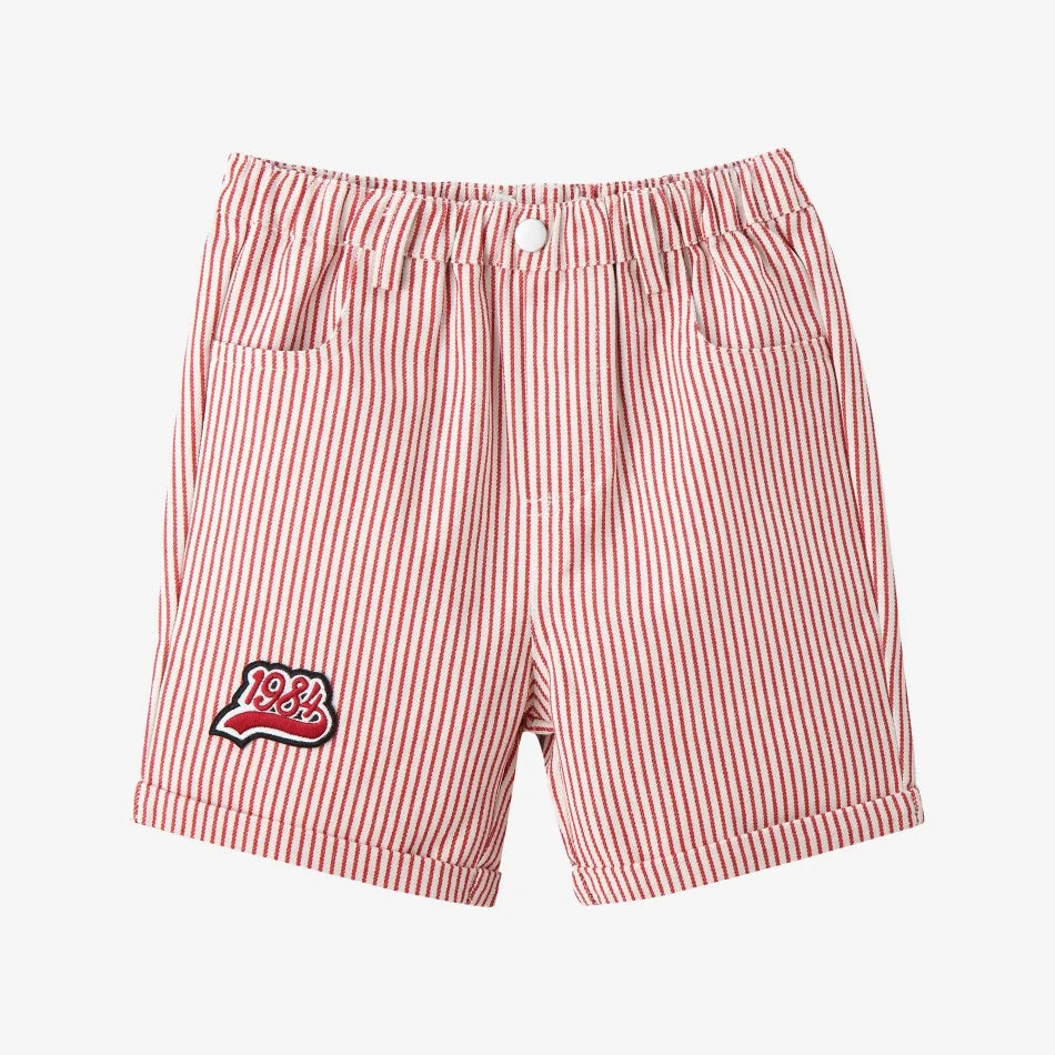 Kids Pinstripe Denim Family Matching Clothing Collection