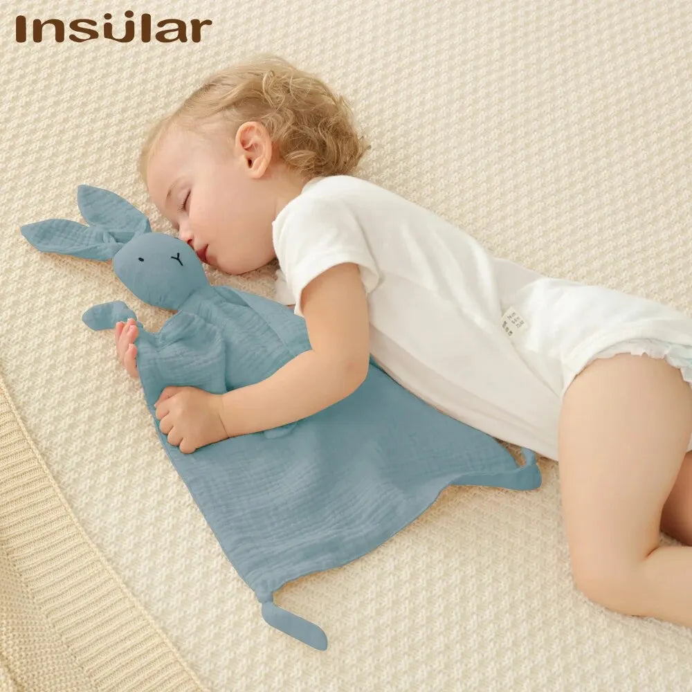 Muslin Baby Comfort Towel Soft Newborn Sleep Soothe Doll