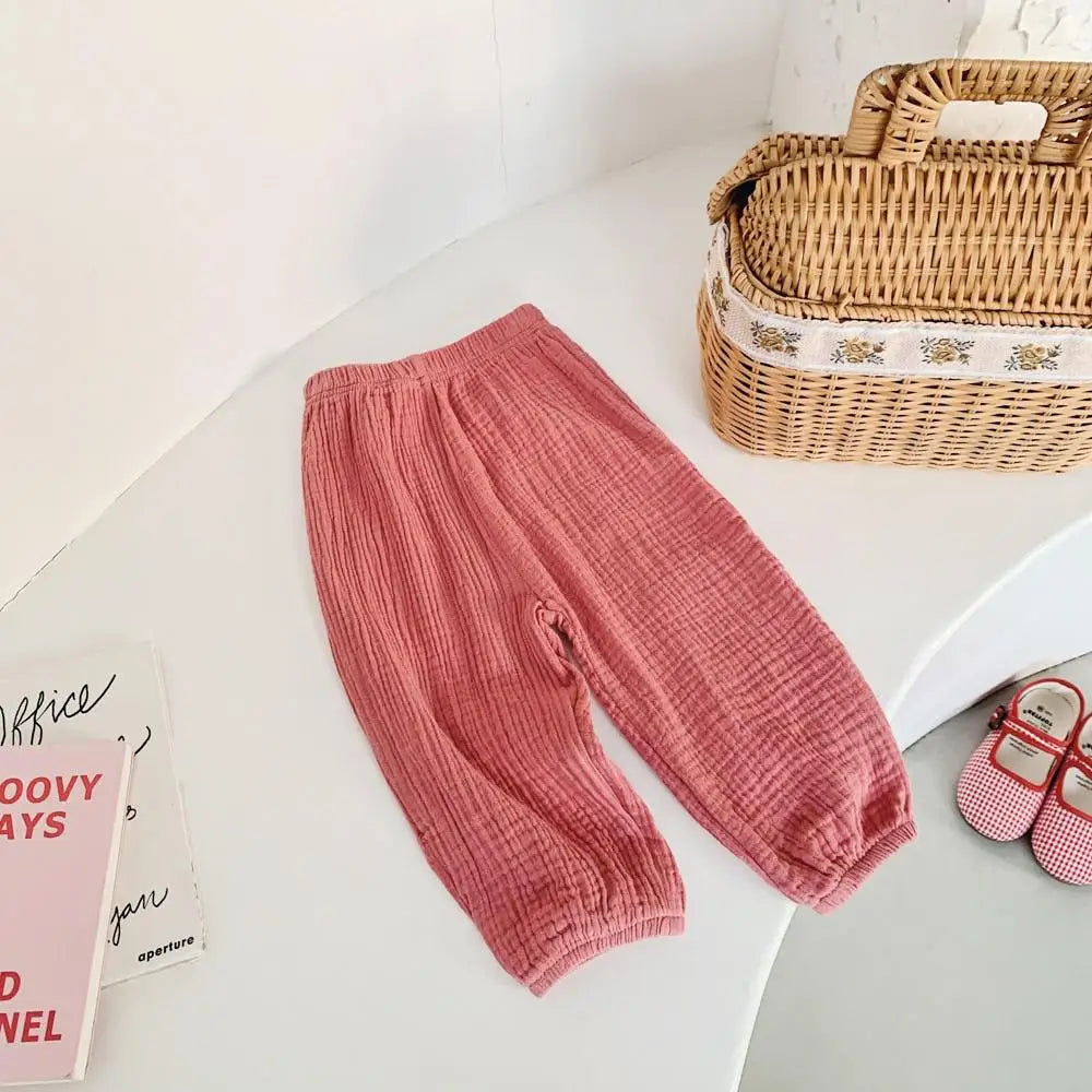 Toddler Mosquito Resistant Casual Loose Pants Boys Girls