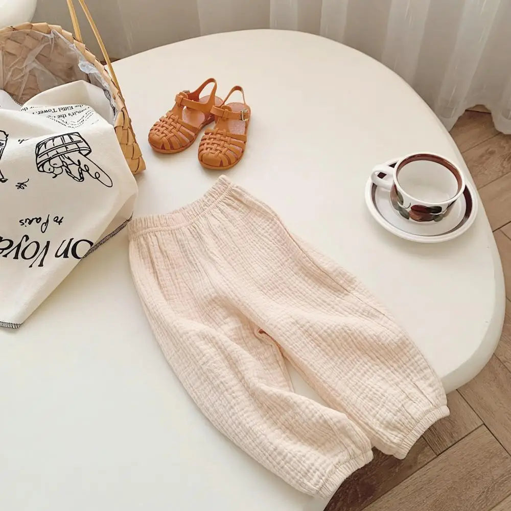 Toddler Mosquito Resistant Casual Loose Pants Boys Girls