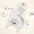Baby Cotton Muslin Comfort Blanket with Cute Cat Doll