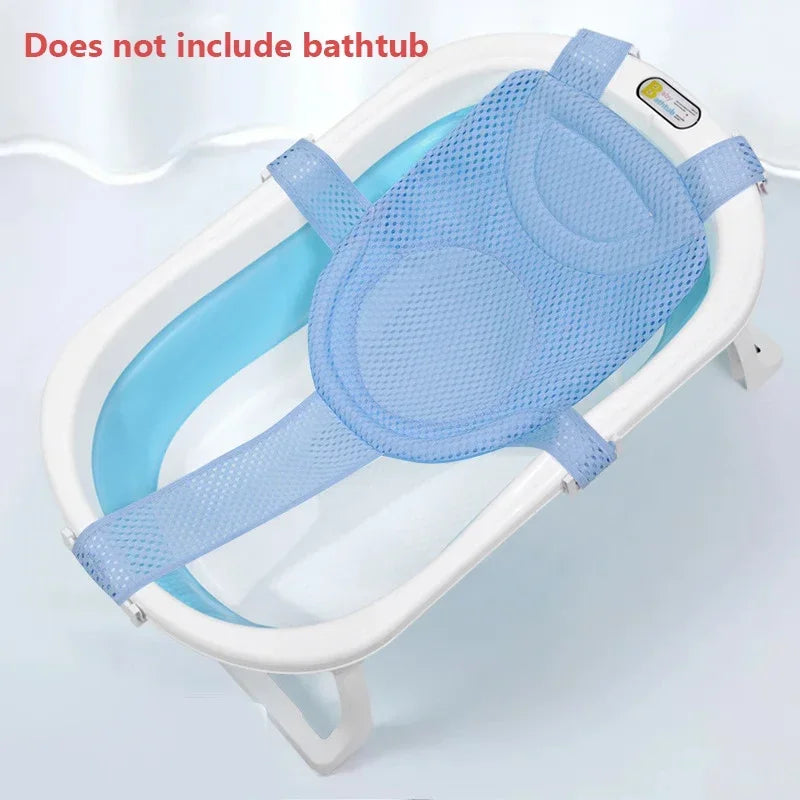 Baby Bath Net Mat Anti-Slip Bathtub Seat Cradle Newborn