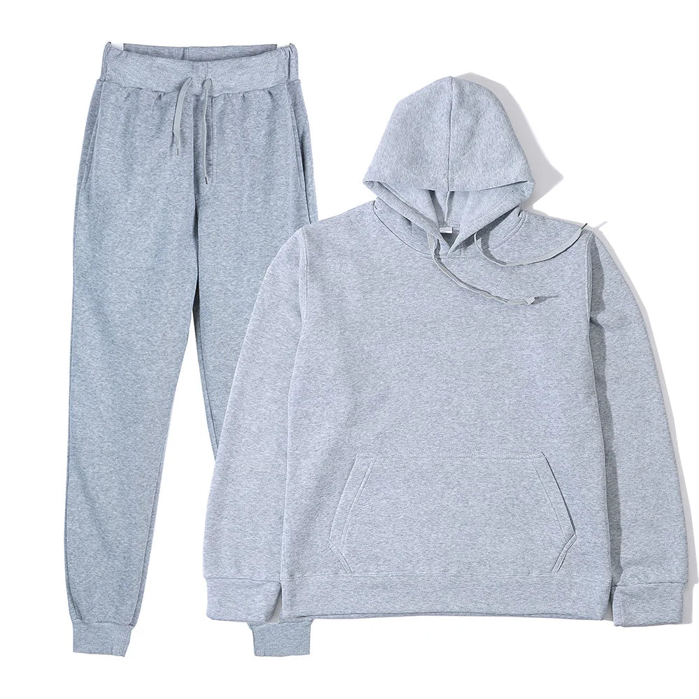 Men's & Women's 2-Piece Tracksuit Hoodie & Sweatpants Set