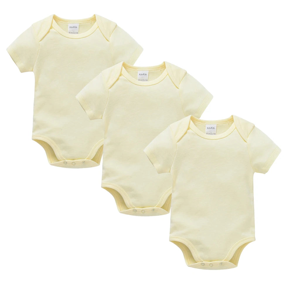 3-5 Pack Baby Unisex White Cotton Bodysuits 0-24 Months