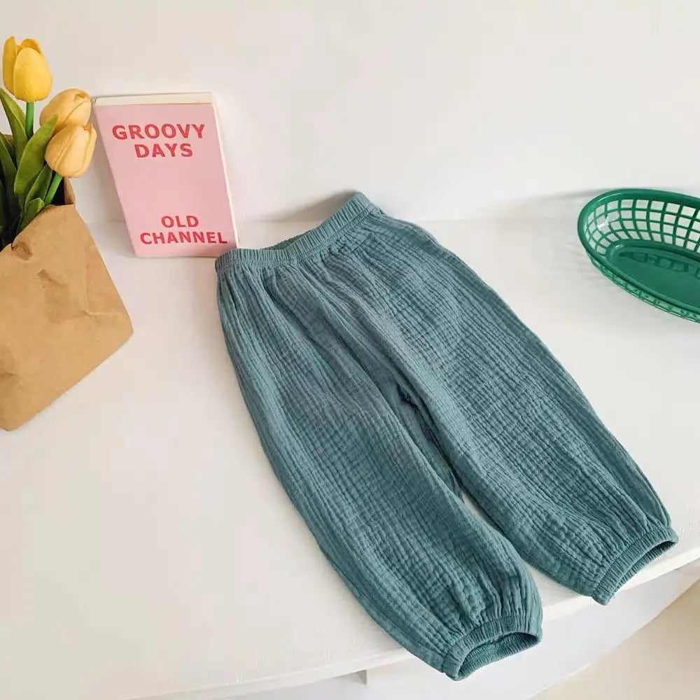 Toddler Mosquito Resistant Casual Loose Pants Boys Girls