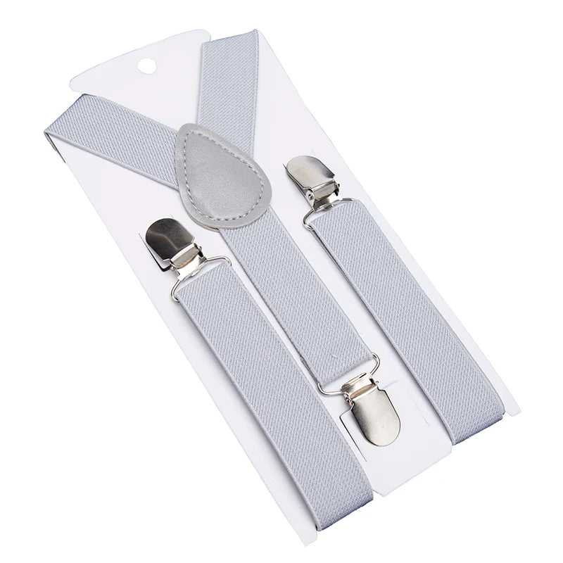 Kids Colorful Suspenders & Bow Tie Set