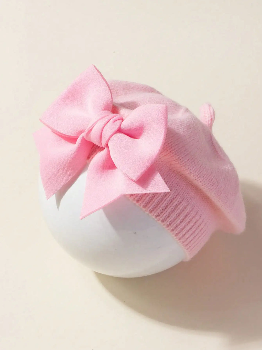 Baby Beret Bow Hat Spring Hair Accessory for 1-3 Years