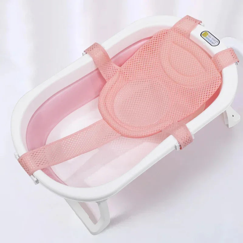 Baby Bath Net Mat Anti-Slip Bathtub Seat Cradle Newborn