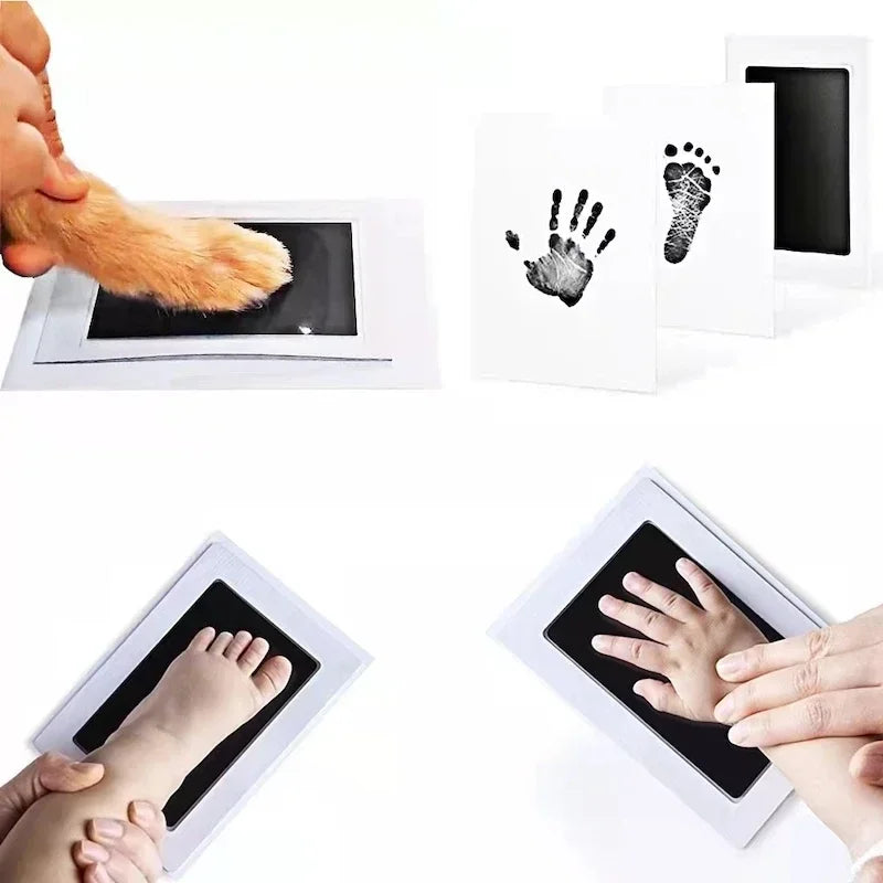 Newborn Baby DIY Hand & Footprint Kit Ink Pad Photo Frame Gift
