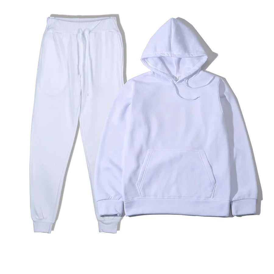 Men's & Women's 2-Piece Tracksuit Hoodie & Sweatpants Set