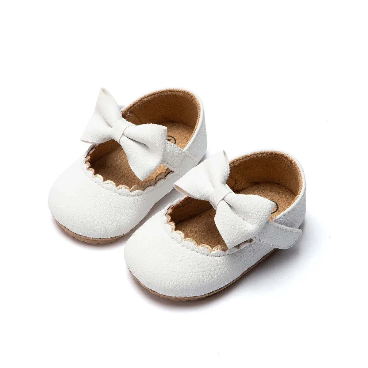 Baby Girl Bowknot Party Dress Shoes Anti-Slip Crib Shoes