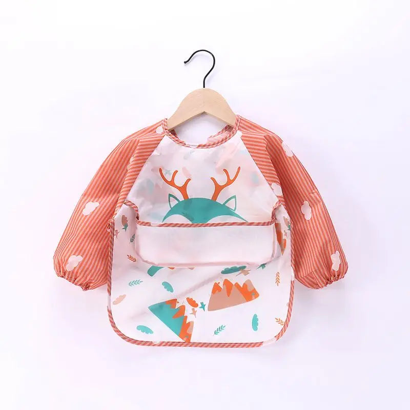 Waterproof Full Sleeve Baby Feeding Bib Smock Apron – EVA