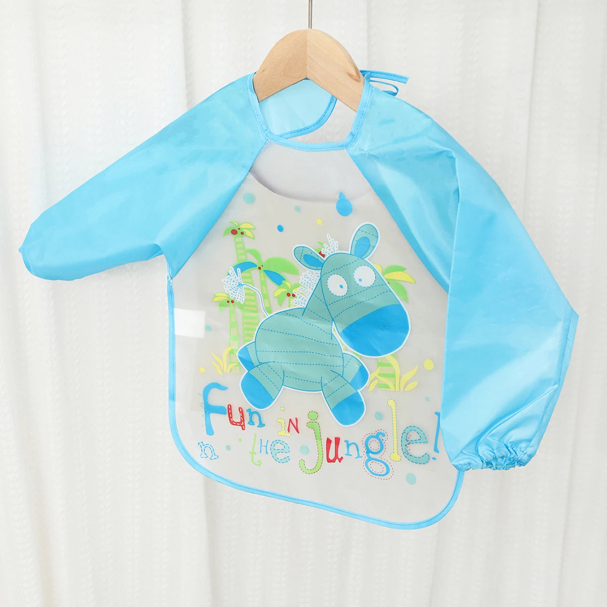 Waterproof Full Sleeve Baby Feeding Bib Smock Apron – EVA
