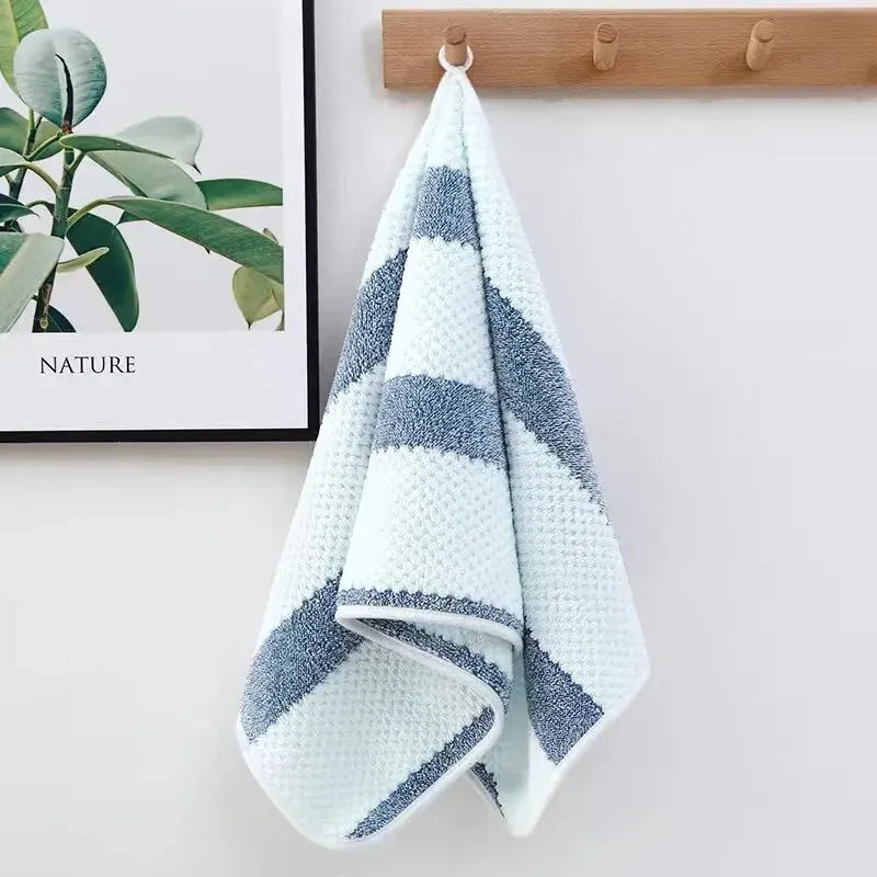 Soft Absorbent Cotton Bath Towel Solid Color Multipurpose
